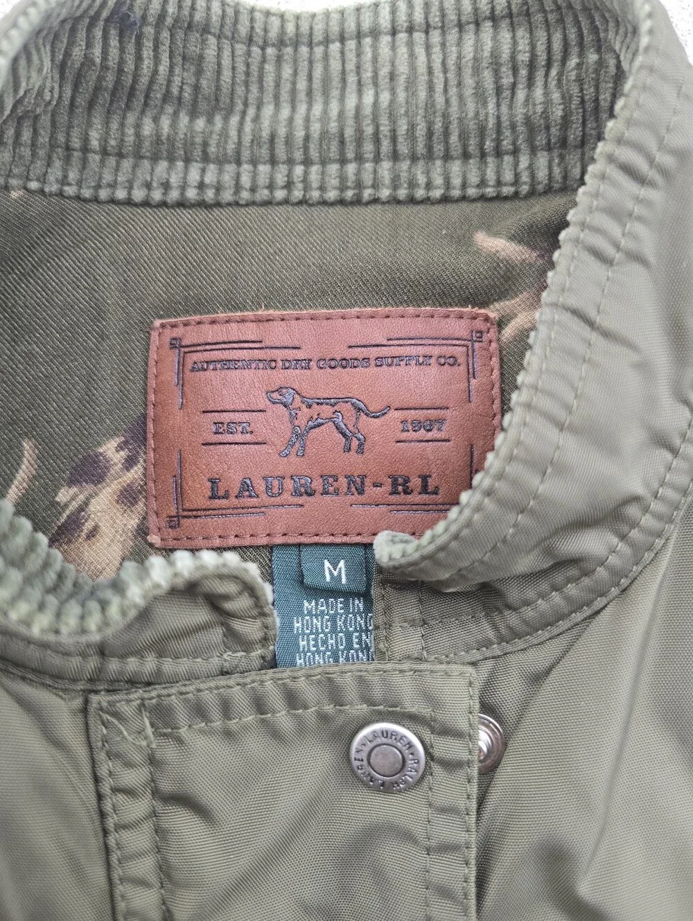 Lauren Ralph Lauren Authentic Dry Goods Supply Unisex Cargo Vest Army Green Med